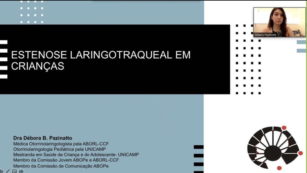 Aula: estenose laringotraqueal em crianças