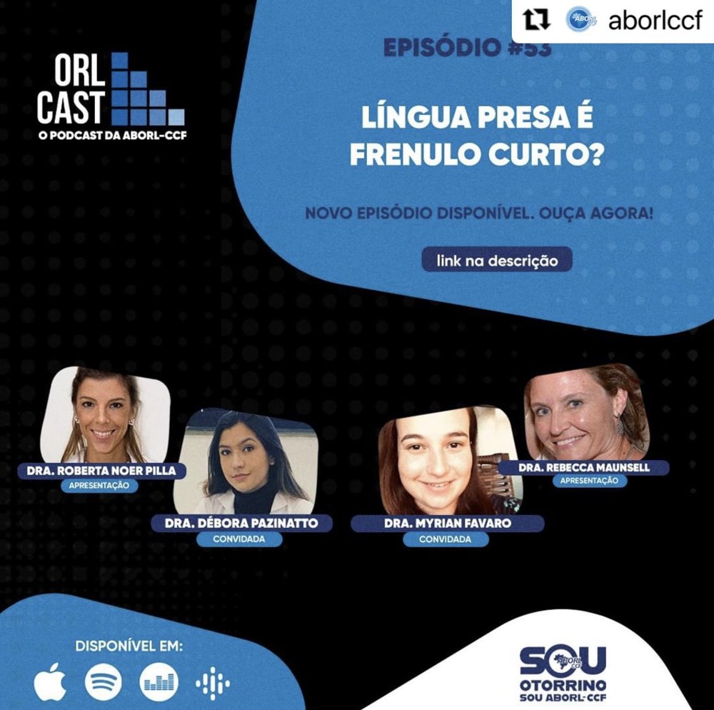 ORL Cast: “Língua presa é frênulo curto?”